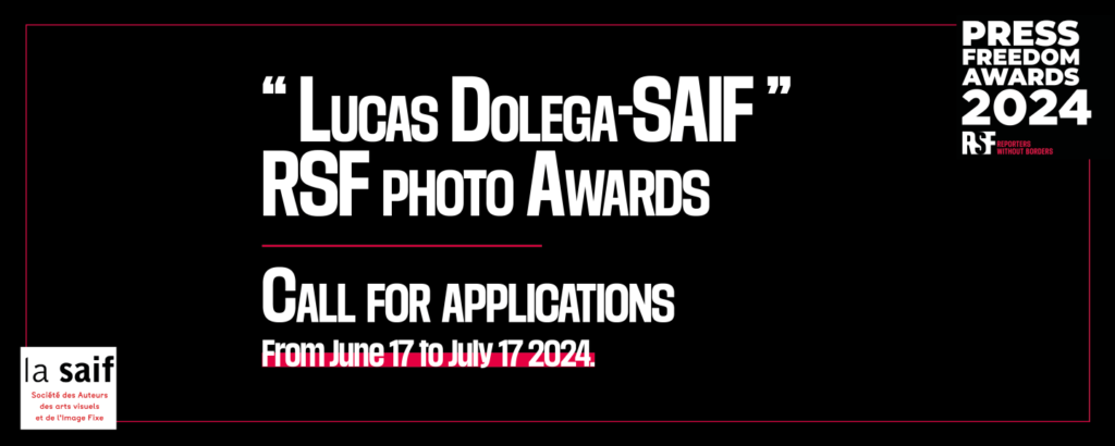 Call for Applications: “Lucas Dolega-SAIF” Photo Prize