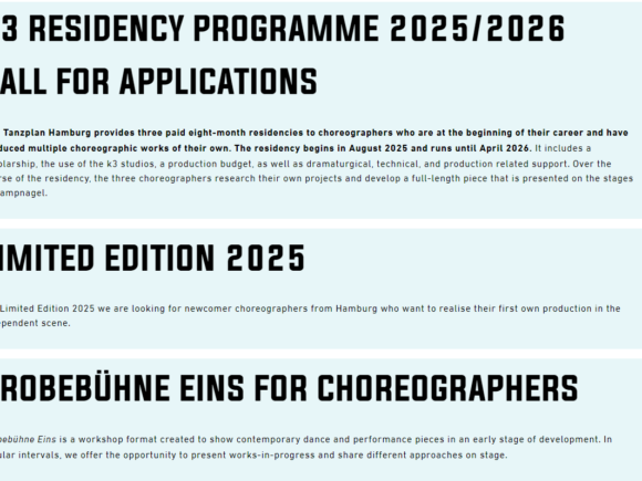 Apply for K3 Residency Programme 2025/2026