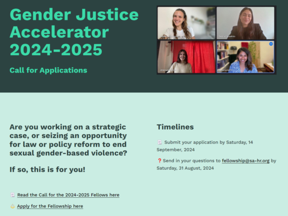 Gender Justice Accelerator Program