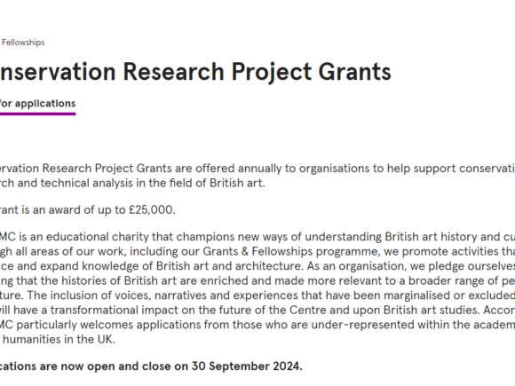 Conservation Research Project Grants