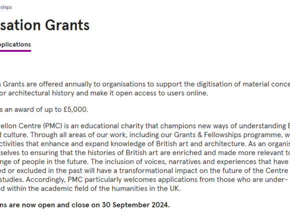 Call for Proposals: Digitisation Grants