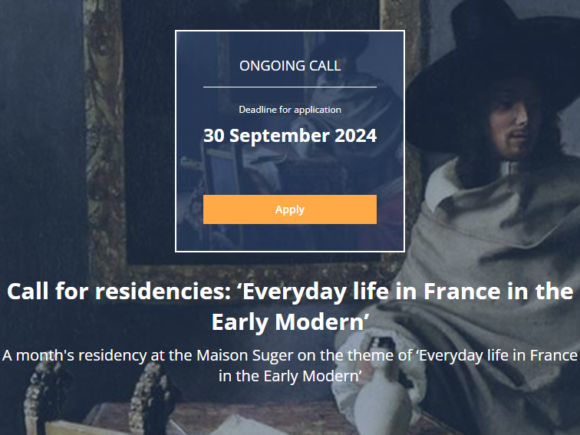 Call for Residencies: “Life in France”