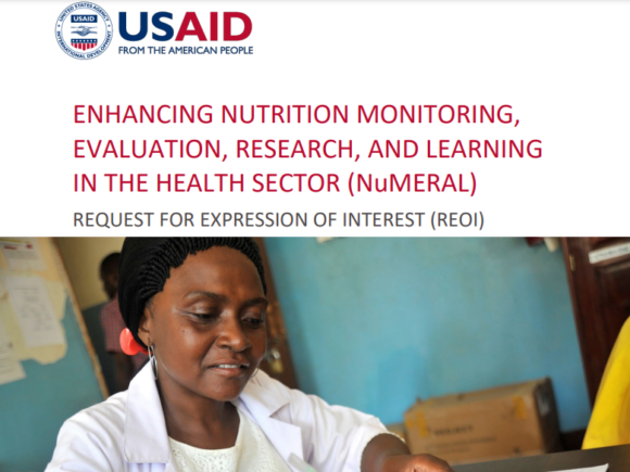 CFAs: Enhancing Nutrition Monitoring, Evaluation, Research, and Learning in the Health Sector (NuMERAL)