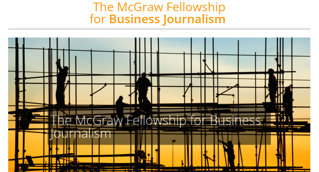 McGraw Fellowship for Business Journalism 2024