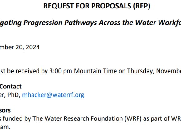 RFAs: Investigating Progression Pathways Across the Water Workforce Program