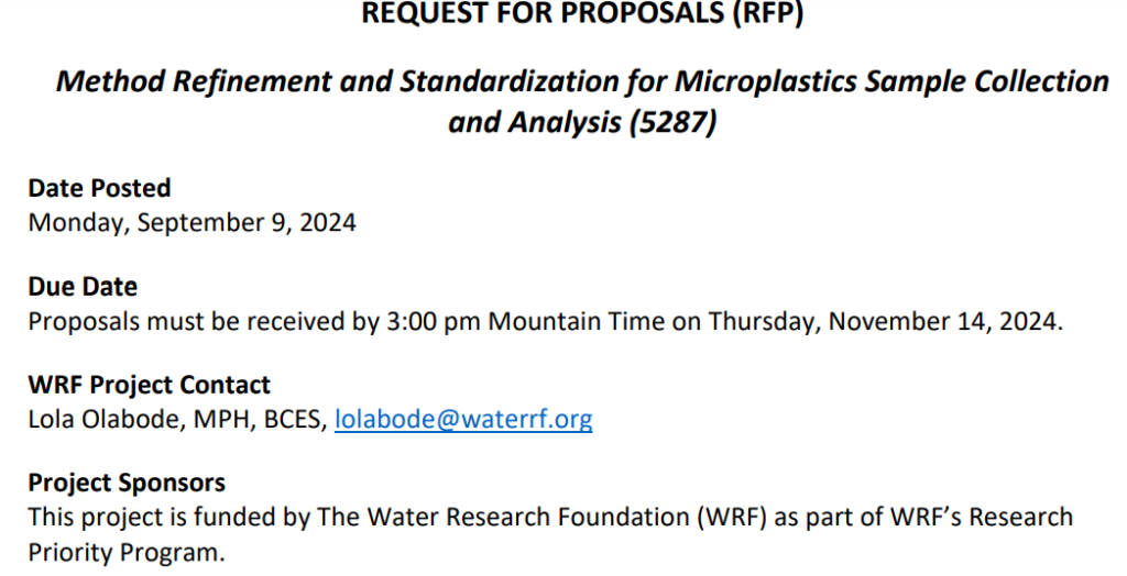 CFAs: Method Refinement and Standardization for Microplastics Sample Collection and Analysis