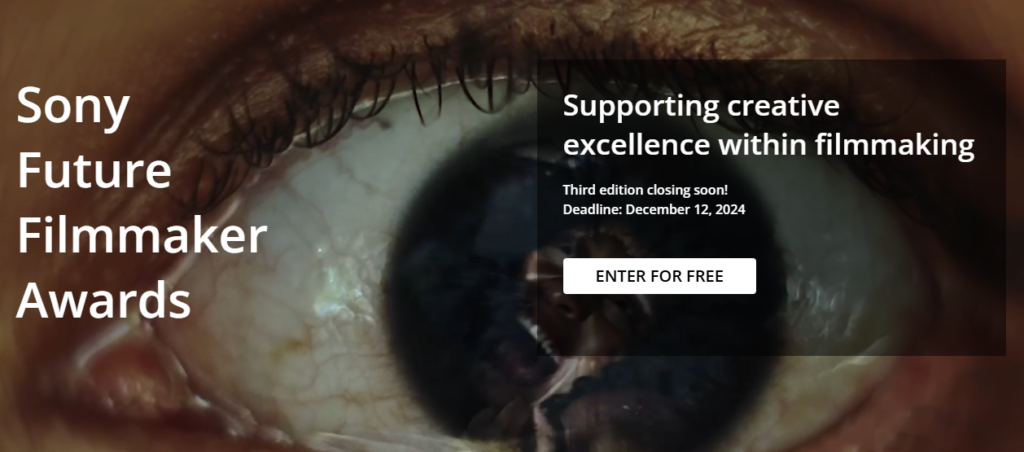 Apply Now: Sony Future Filmmaker Awards